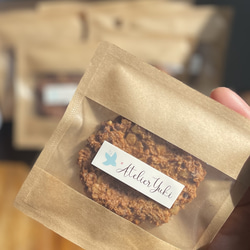 オーツクッキー缶【グルテンフリー、卵・乳製品・白砂糖不使用、アレルギー対応、ビーガン】 2枚目の画像