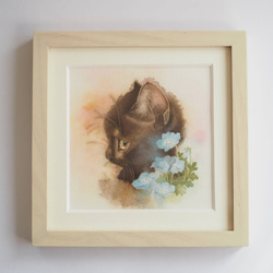 油絵 絵画【猫の寝顔】 油絵 絵画【猫の寝顔】 - メルカリ