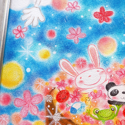 絵画 癒しの絵 パステルアート 癒しの絵 可愛い 癒し ヒーリング パステル画 ホスピタルアート ギフト