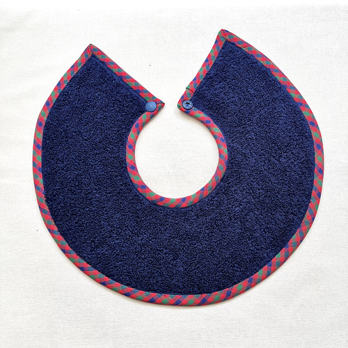 赤ファミリア風チェック・ネイビー】タオルスタイ サークルスタイ 出産