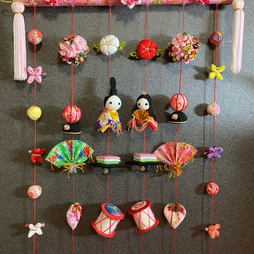 壁掛けお雛様 ひな人形・雛飾り kyu 通販 18956120｜Creema(クリーマ)