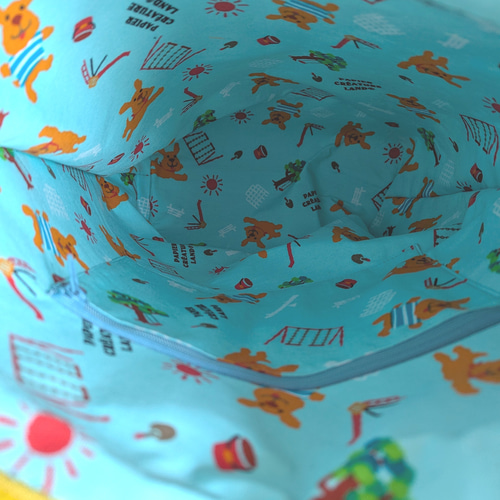 ユキエモンのリュック ☆スクエアリュック☆yukiemon生地 リュック・バックパック NATTSU