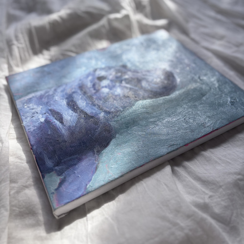 カバ 油絵 絵画 ｺﾊﾞﾌｧﾐ 通販 18956285｜Creema(クリーマ) ハンドメイド