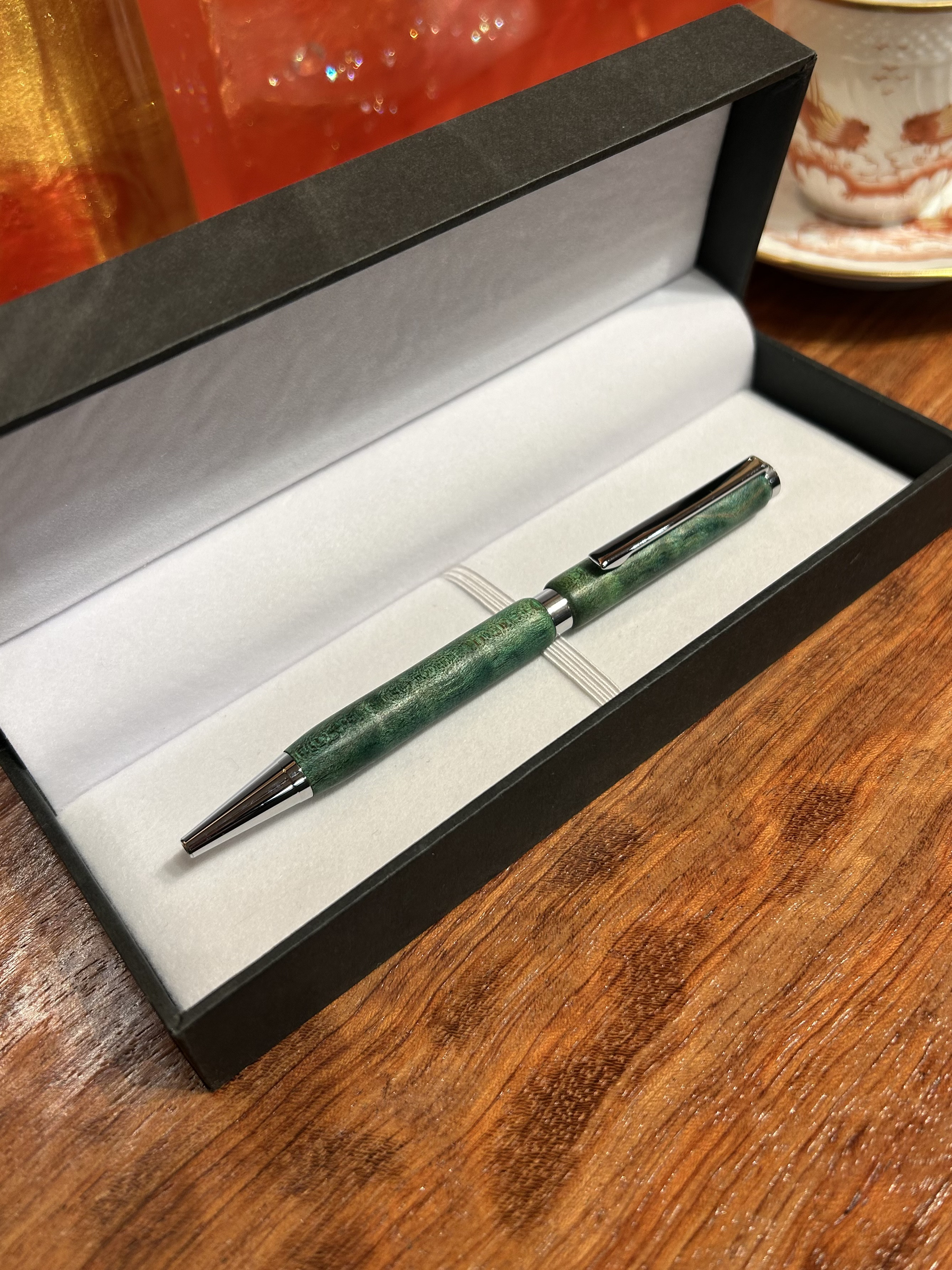 【スリムタイプ】メープルのスタビライズドウッドボールペン　CN3