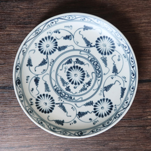 ヴィンテージバッチャン　オールドバッチャン　ベトナム陶器　皿　　食器 バッチャン焼き オールドバッチャン ベトナム陶器 皿 食器