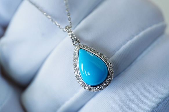 K18 18金　ゴールド　ターコイズ　トルコ石　ラピスラズリ　誕生石　ネックレス 眠り姫」K18ゴールド 成功・繁栄・健やかな体・旅の安全 12月の誕生石