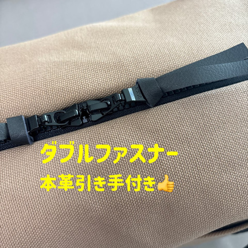 大容量ファスナートート【倉敷帆布】 トートバッグ HUB 通販 18956969