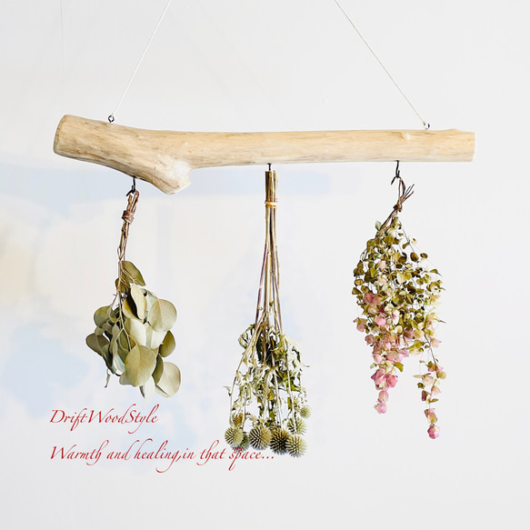 流木インテリア 無骨で古木風な天然流木のハンガーフック 流木ハンガー ハンギング ウォールデコ 北欧 N20 1枚目の画像