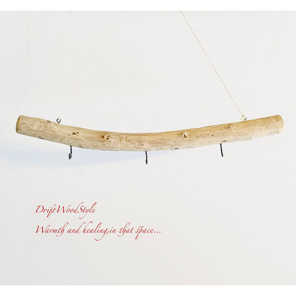 流木インテリア 無骨で古木風な天然流木のハンガーフック 流木ハンガー ハンギング ウォールデコ 北欧 N21 5枚目の画像