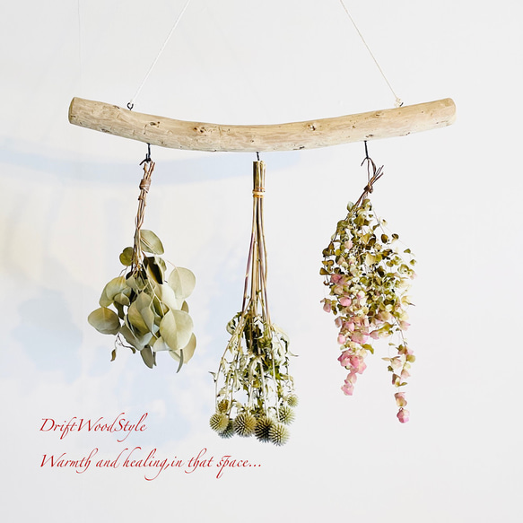 流木インテリア 無骨で古木風な天然流木のハンガーフック 流木ハンガー ハンギング ウォールデコ 北欧 N21 1枚目の画像