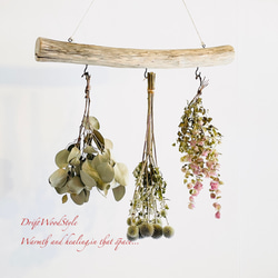 流木インテリア 無骨で古木風な天然流木のハンガーフック 流木ハンガー ハンギング ウォールデコ 北欧 N22 2枚目の画像