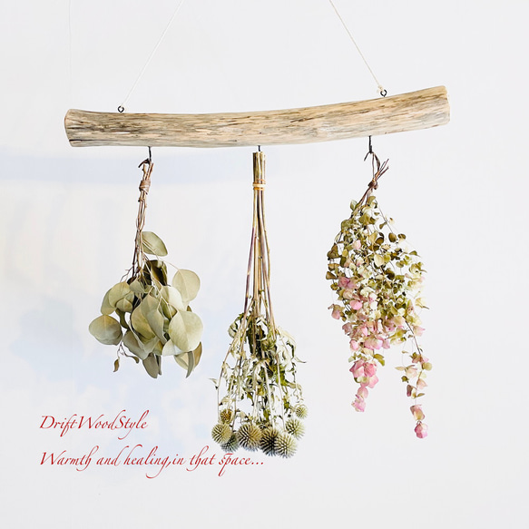 流木インテリア 無骨で古木風な天然流木のハンガーフック 流木ハンガー ハンギング ウォールデコ 北欧 N22 1枚目の画像