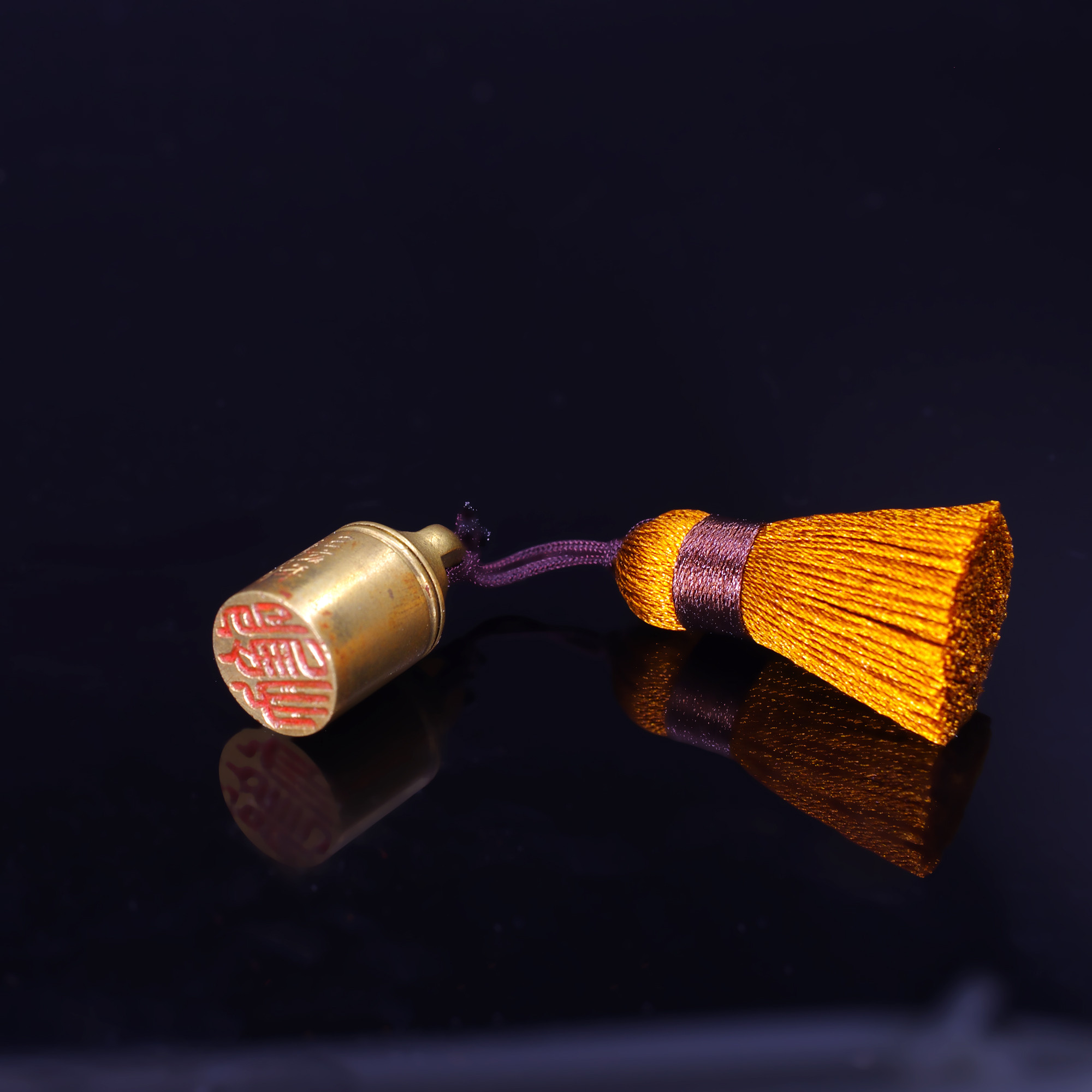 特小の印 銅印【大雅】篆刻 遊印 落款印 引首印 手作り印 博悦堂Z241