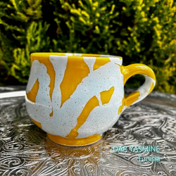 ハネン カラフル陶器 マグカップ ベルの形で可愛い クロシェ CLJT