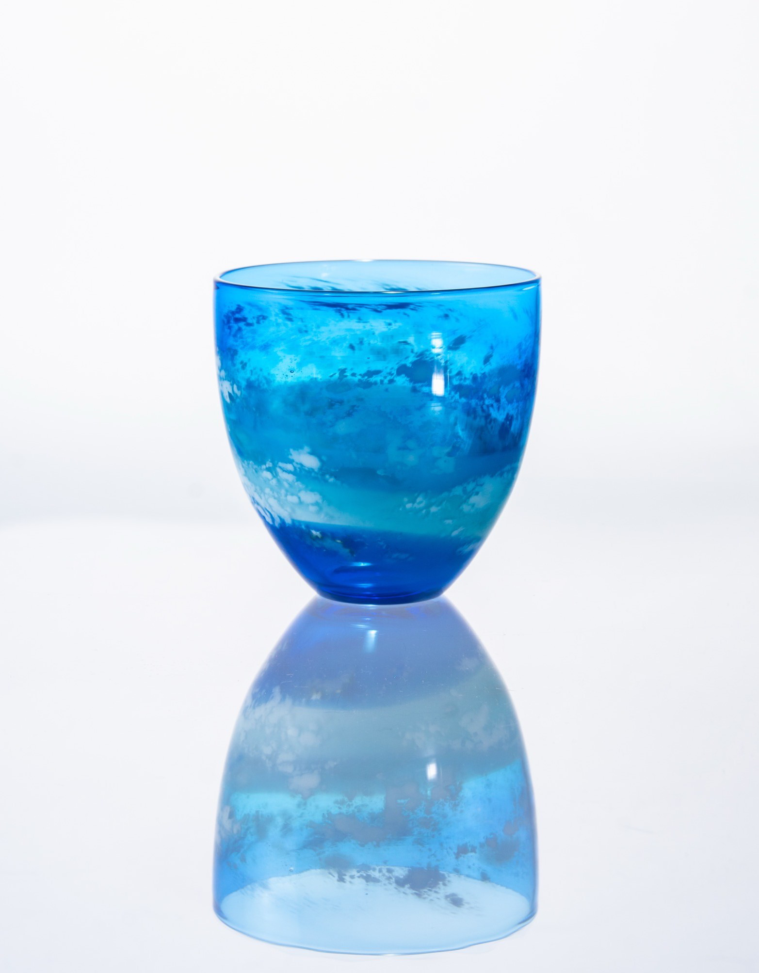 雲のゆくえ　グラス（ロイヤルブルー）