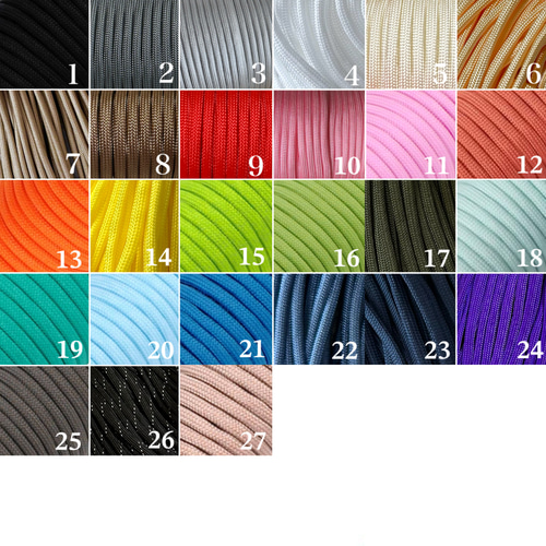 カラーオーダー】パラコード ハンドストラップ フリル スマホ