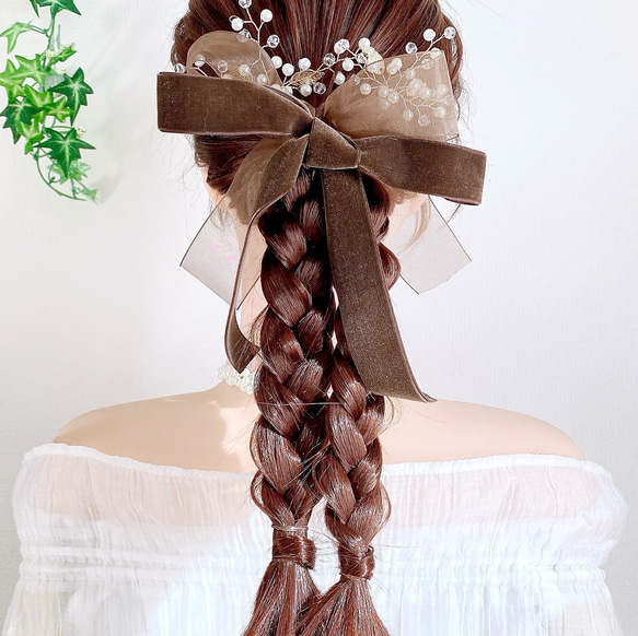 tanakadaisuke ベロアリボン　ブラウン tanakadaisuke ベロアリボン ブラウン GW限定値下げ】tanakadaisuke