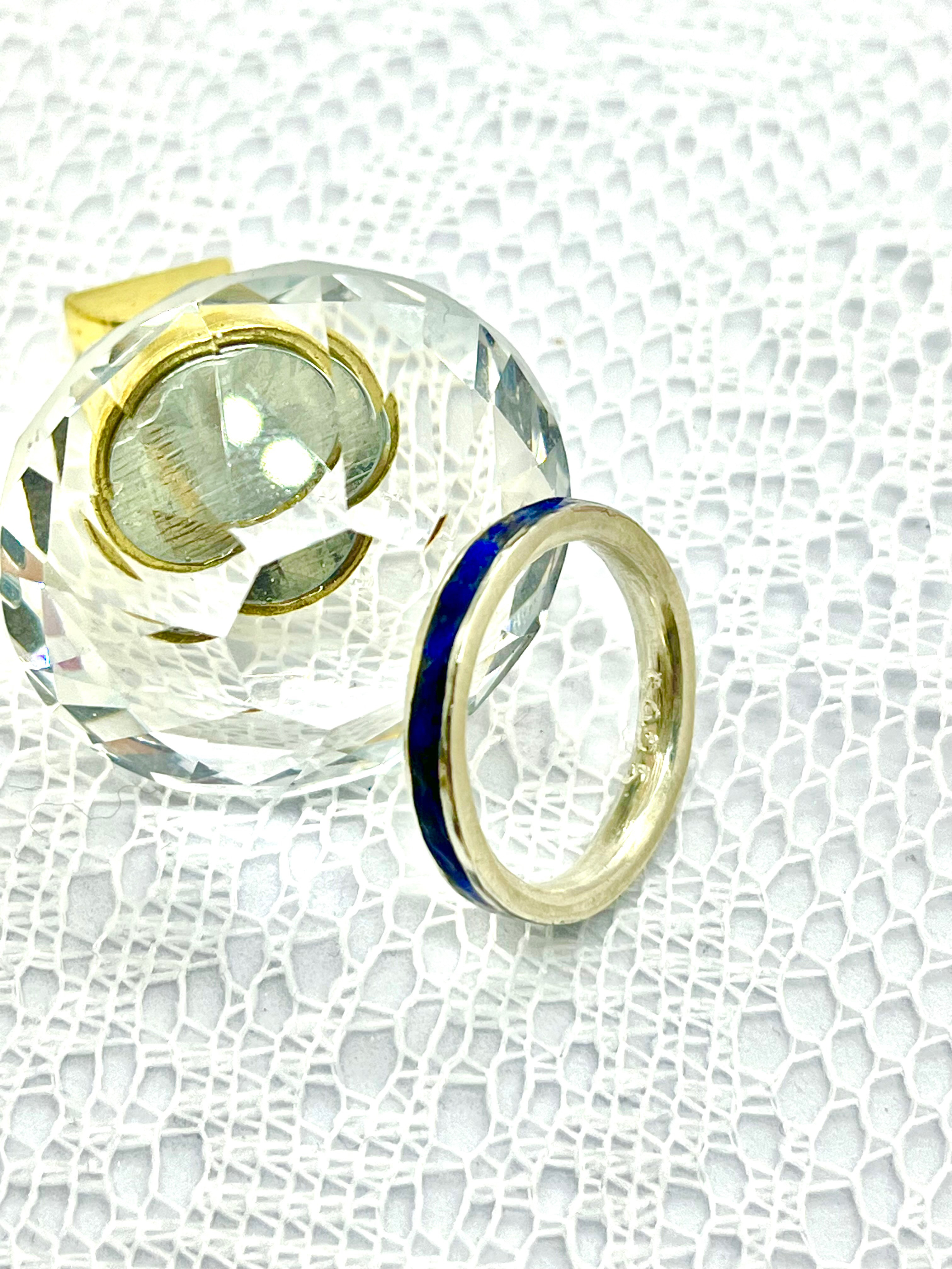 ラピスラズリシルバーリング