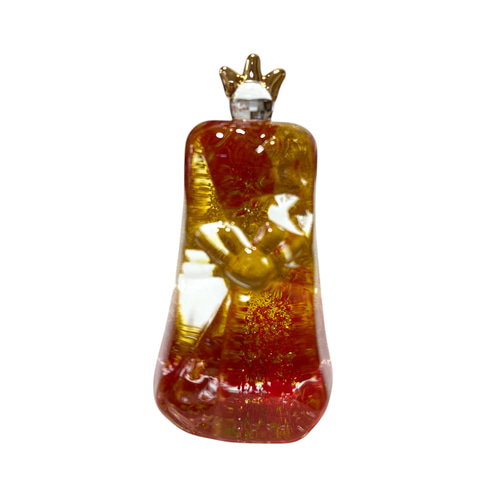 素敵なクリスタルのお雛様 初節句 瑠璃（立雛）日本製 ガラス 置物