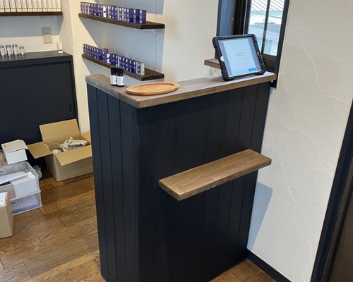 コノジ】幅60ハイカウンター 受付カウンター レジカウンター 机