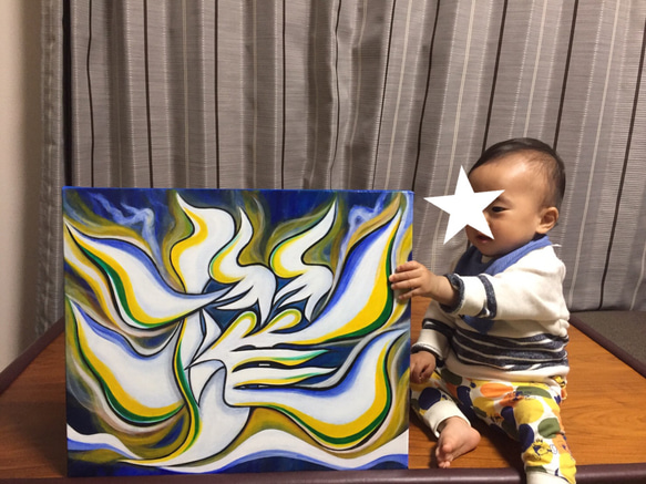 【名前の絵】 出産祝いや誕生日のプレゼントにも(^^) 5枚目の画像