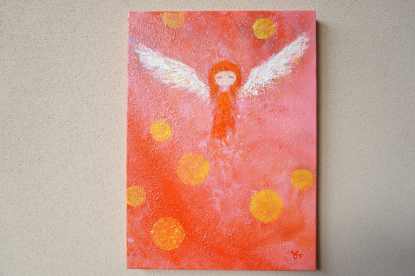 【エンジェル】＃原画＃イラスト＃癒し#女の子#天使#幸せ＃あたたかい 1枚目の画像