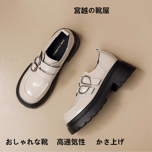 【✩】女性の厚底英国スタイルの小さな革の靴 d8a250cbf49b339b68ff9c92ab235e