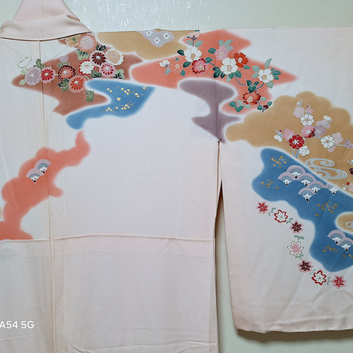 4,000円引き！ワンタッチ着物 くらわん着物 正絹付け下げ訪問着