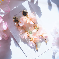 桜（さくら） ピアス（スタッド・一粒） の人気通販｜Creema(クリーマ 