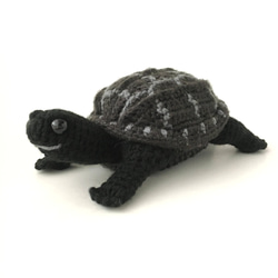 カメ好きが満足！亀のあみぐるみ（ワニガメ） あみぐるみ 亀