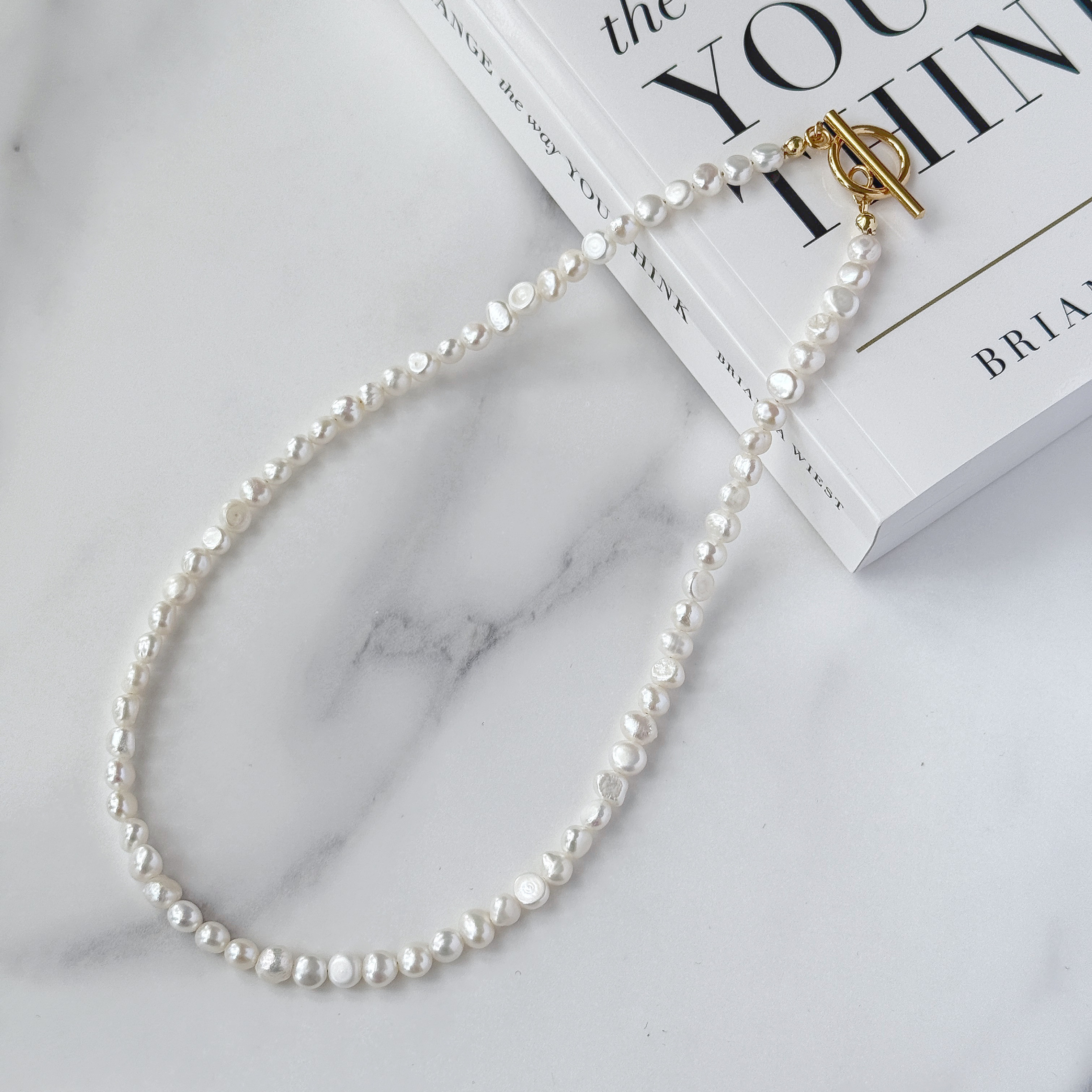 やっと見つけた金アレ対応セレモニーネックレス| バロック淡水パールの普段使いできるネックレス