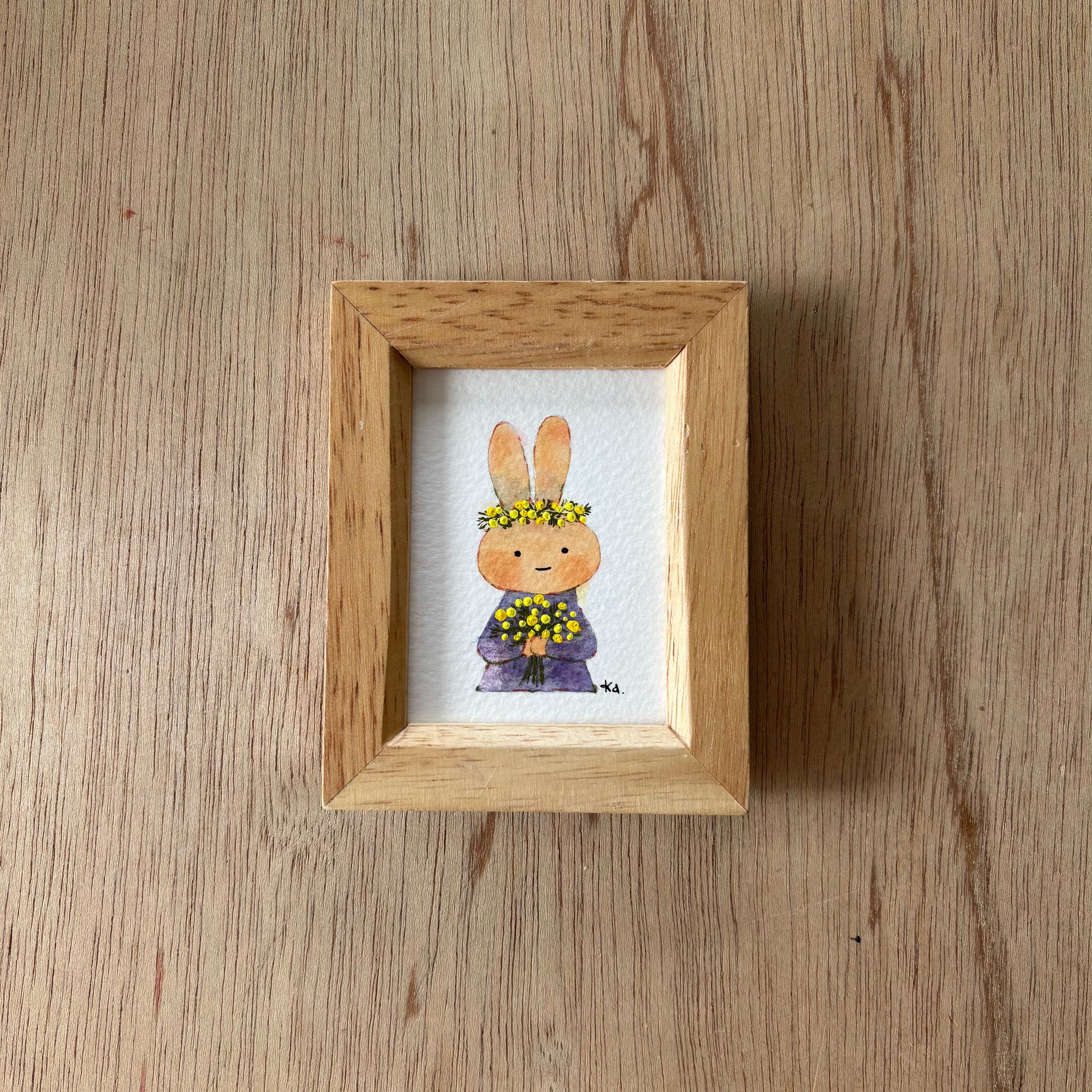 「mimosa day」ミニ額　原画 7,448円