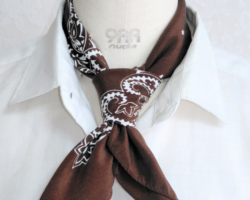 洗濯機でも洗える浜ちりめんシルク100%スカーフ「2M,38S｣ﾌﾀﾂｷｻﾝｼﾞｭｳﾊｯﾃ