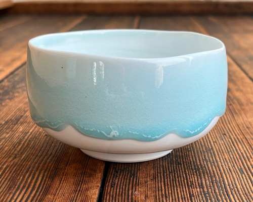 青と茶色のグラデーション茶碗 青と茶色のグラデーション茶碗 【公式通販】