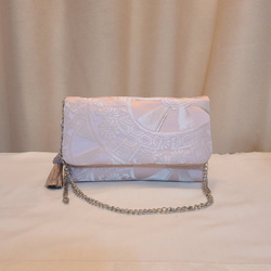 Creema限定♡母の日】秋色花紅葉模様シルク着物帯の2ways