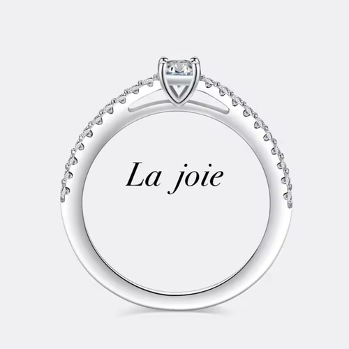 最高品質 人工ダイヤ モアサナイトPetit パヴェリング 0.3ct