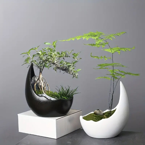 インテリアグッズ 三日月 フラワーベース 花瓶 花器 フラワー
