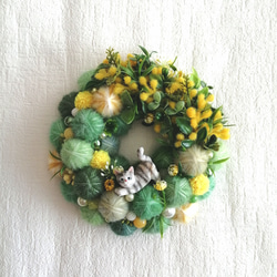 新作2024 カラフルでうっとり❀毛糸玉のひなまつり飾り 毛糸玉リース