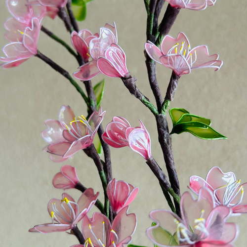 専用アメリカンフラワー（ディップフラワー） 春咲き桜の花 アメリカンフラワー ディップフラワー アート