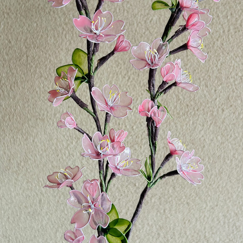 うさうさアメリカンフラワー　花瓶付き桜 うさうさアメリカンフラワー 花瓶付き桜 うさうさ様専用