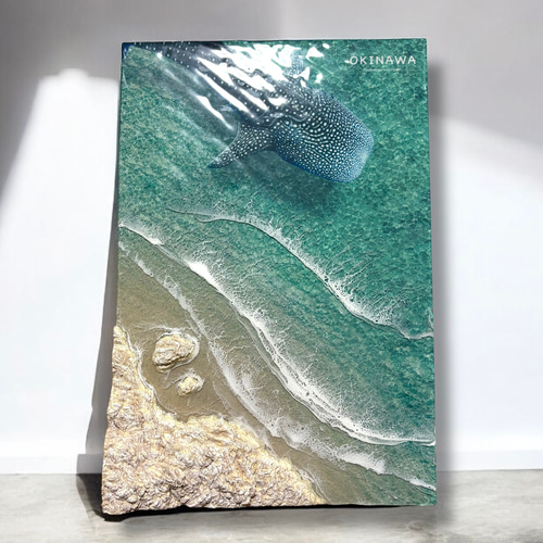 ☆セール中☆N545☆超立体 沖縄の海 レジンアートボード 美ら海