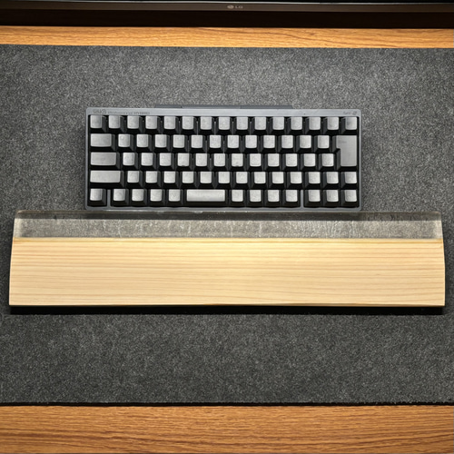アームレスト パームレスト リストレスト キーボード用 木製 無垢材 モダン Amazon.co.jp：木製 リストレスト キーボード用 30cm
