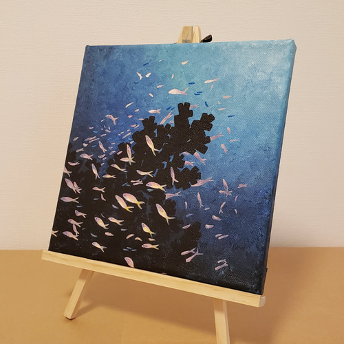 n*r様 【原画】手描き/現代アート/キャンバス/絵画 95b99c2b96d427959859111f32d172