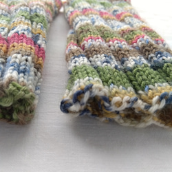 リストウォーマー☆ロリポップ色＊洗濯機OK！ 3枚目の画像