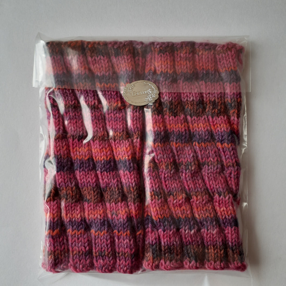 リストウォーマー☆ロリポップ色＊洗濯機OK！ 5枚目の画像