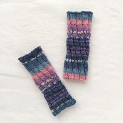 リストウォーマー☆ベリースムージー色＊洗濯機OK！ 2枚目の画像