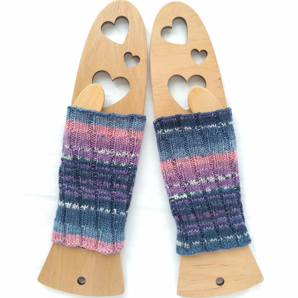 リストウォーマー☆ベリースムージー色＊洗濯機OK！ 1枚目の画像