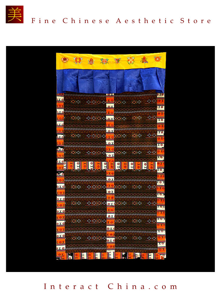 チベットドアカーテン100% 手作り コットンドレープ ドア パネルカーテン 85*186cmウォール 壁掛け＃133