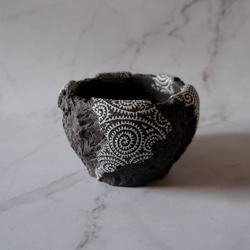 3.5号蛸唐草黒鉢887 和柄 塊根植物 多肉植物 盆栽 植木鉢 作家鉢 沖縄