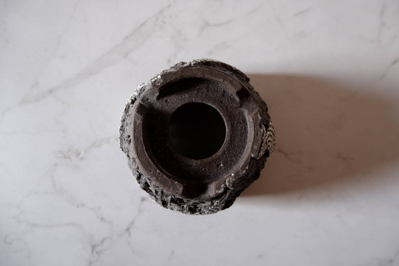 3.5号蛸唐草黒鉢887　和柄　塊根植物　多肉植物　盆栽　植木鉢　作家鉢　沖縄 7枚目の画像